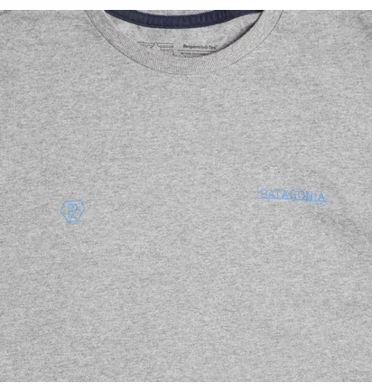 Футболка мужская Patagonia Forge Mark Responsibili-Tee T-Shirt Grey 37572