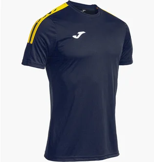 Футболка мужская Joma Camiseta Manga Corta Olimpiada Marino Amarillo Blue 103245.339