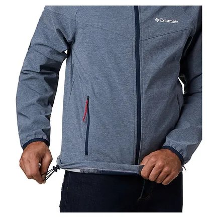 Вітровка чоловіча Columbia Heather Canyon Waterproof Blue WM1207-464
