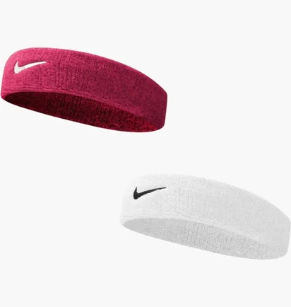 Повязка на голову Nike Swoosh Headband 2 White/Pink NNN07-101-639
