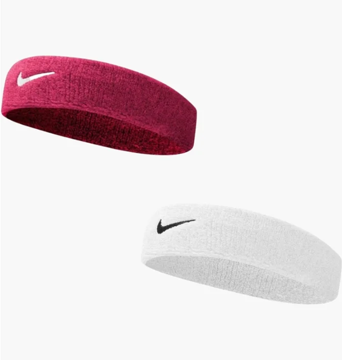Повязка на голову Nike Swoosh Headband 2 White/Pink NNN07-101-639