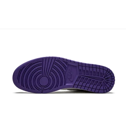 Кроссовки мужские Air Jordan 1 Retro Black/Violet 555088-501
