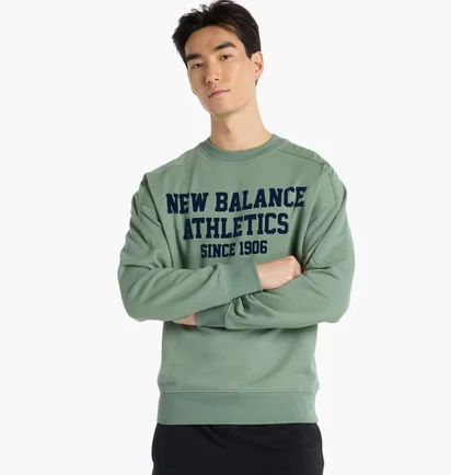 Світшот чоловічий New Balance Varsity Ft Graphic Green MT51521DKJ