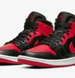 Кроссовки детские Air Jordan Air 1 Mid Red/Black 554725-074