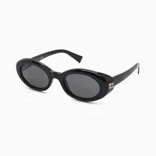 Солнцезащитные очки женские Miu Miu Black/Grey B09S-16K08Z-52