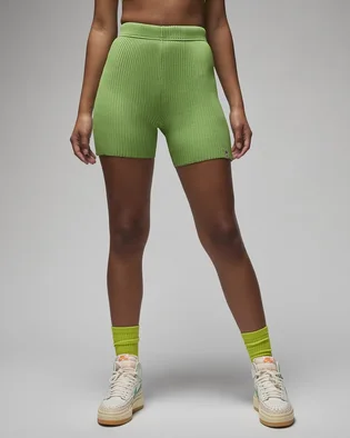 Шорты женские Air Jordan X Union X Bephies Beauty Supply Bike Shorts Green FD4252-303