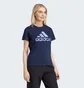 Футболка женская Adidas Animal Print Graphic Tee Blue IT1424
