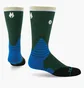 Шкарпетки унісекс Stance Nba Milwaukee Bucks Logo Crew Basketball Socks Green/Blue (1 пара) M559C5LCBK-GRN