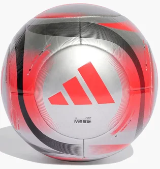 Футбольний м'яч Adidas Messi Club Metallic/Red JI8291