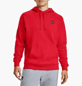 Худі чоловіче Under Armour Hooded Sweatshirt Ua Rival Fleece Hoodie Red 1357092-600