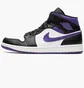 Кроссовки мужские Air Jordan 1 Mid Black/White 554724-095