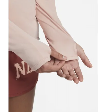 Лонгслив женский Nike W Df Run Midlayer Pink Dq6318-601