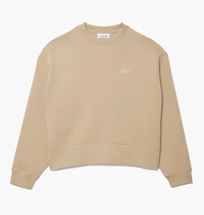 Свитшот женский Lacoste Oversize Fit Beige SF561402S