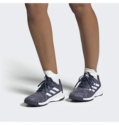 Кроссовки женские Adidas Crazyflight Shoes Camo/Violet Hr0632