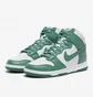 Кроссовки женские Nike Sportswear Dunk High Green/White DD1869-004