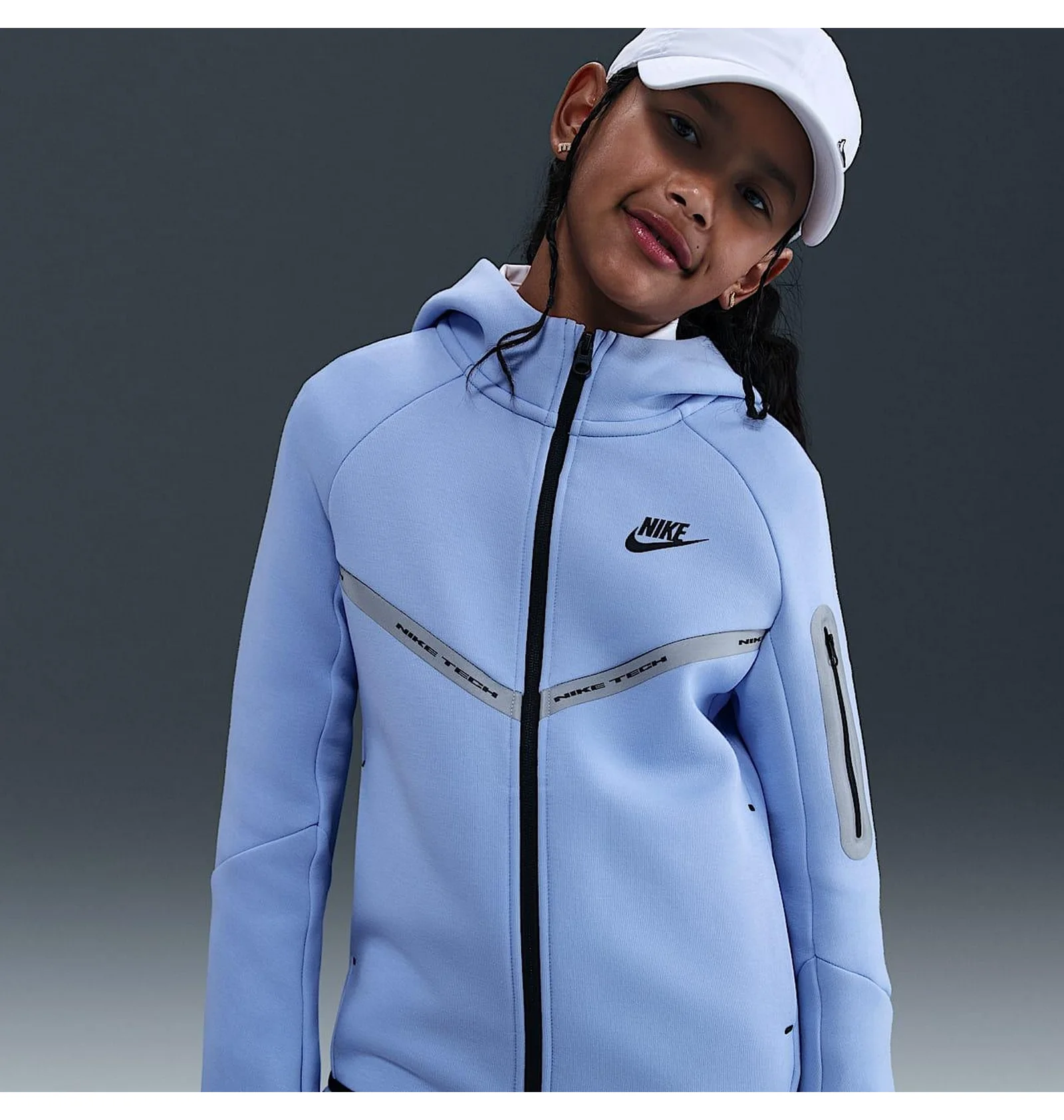 ᐉ Толстовка детская Nike Tech Fleece Reflect Blue IM9154-468