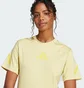 Футболка женская Adidas Z.N.E. Sportswear Yellow JC5400