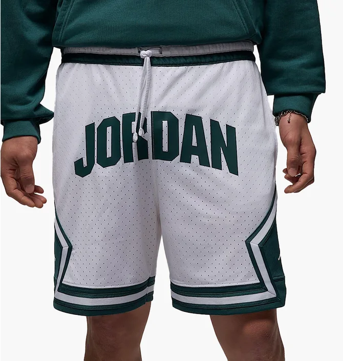 Шорты мужские Air Jordan Sport Dri-Fit Diamond Shorts White/Green FV8612-100