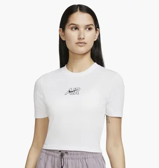 Футболка женская Nike W Nsw Tee Slim Crp Air White Dn5852-100