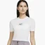 Футболка женская Nike W Nsw Tee Slim Crp Air White Dn5852-100