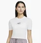 Футболка женская Nike W Nsw Tee Slim Crp Air White Dn5852-100