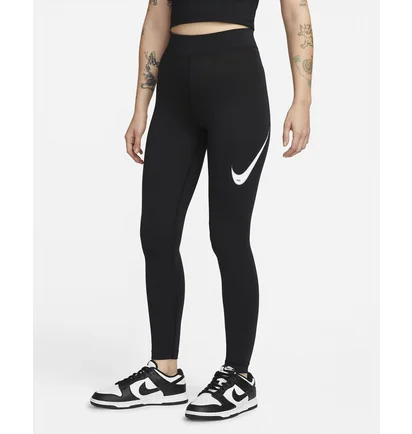 Легінси жіночі Nike W Nsw Swsh Hr Tight Black Dm6207-010