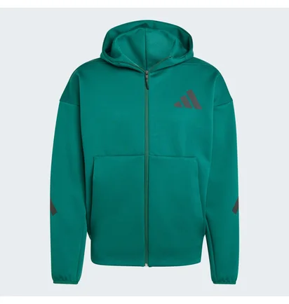 Толстовка чоловіча Adidas Z.N.E. Full-Zip Hooded Track Jacket Green JF6539
