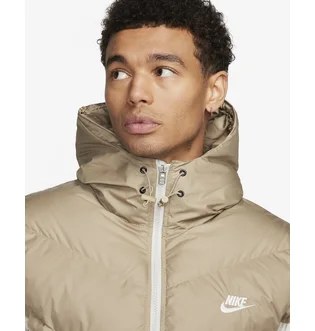 Пуховик мужской Nike Sf Wr Pl-Fld Hd Jkt Beige/White FB8185-247