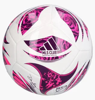 Футбольний м'яч Adidas Mls Club Pink/White JW3692