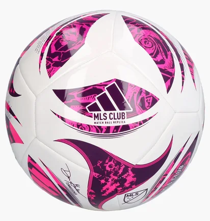 Футбольный мяч Adidas Mls Club Pink/White JW3692