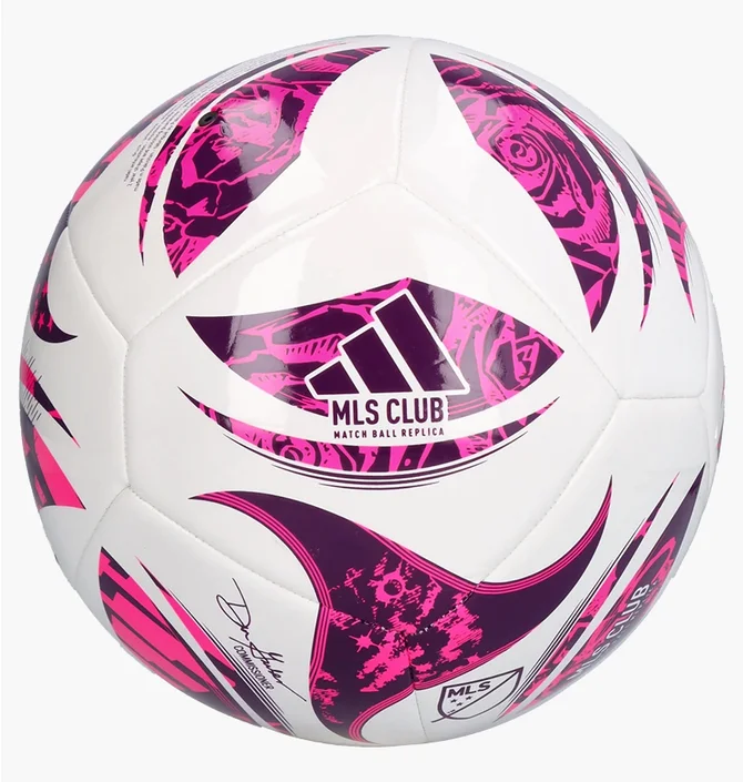 Футбольный мяч Adidas Mls Club Pink/White JW3692