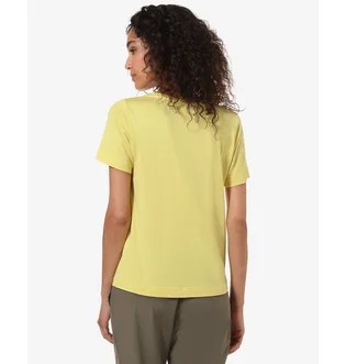 Футболка женская AUSTRALIAN Logo Flowers Tee Jersey V Yellow LSDTS0027-074