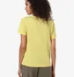 Футболка женская AUSTRALIAN Logo Flowers Tee Jersey V Yellow LSDTS0027-074