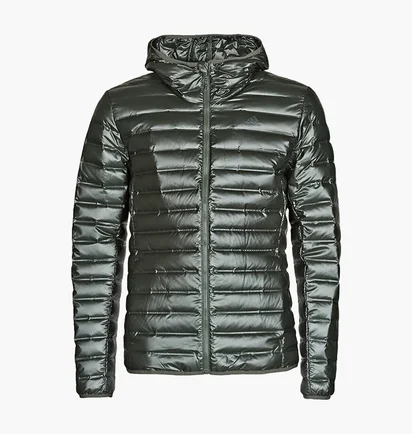 Пуховик мужской Adidas Varilite Hooded Down Jacket Green GE7789
