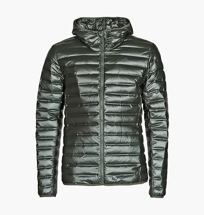 Пуховик мужской Adidas Varilite Hooded Down Jacket Green GE7789
