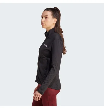 Олимпийка женская Adidas Terrex Multi Light Fleece Full-Zip Jacket Black IB1814