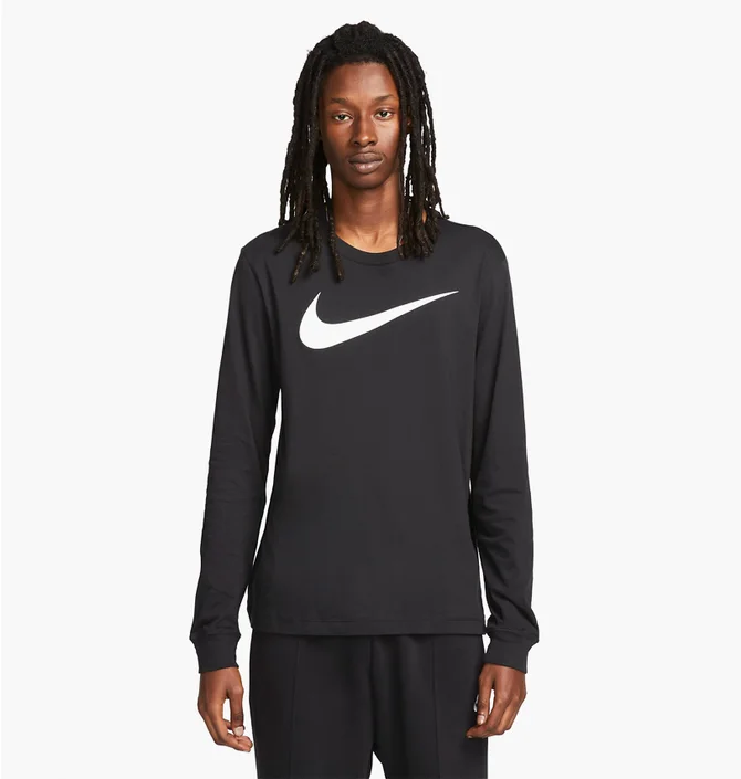 Лонгслів чоловічий Nike Sportswear Black Dz2987-010