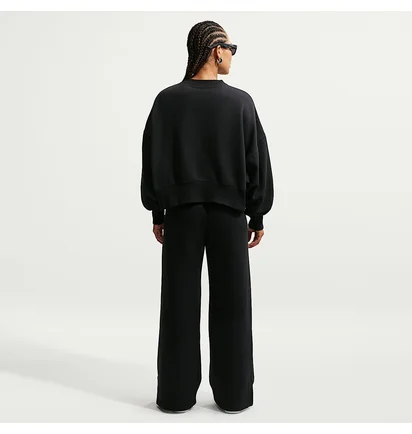 Штани жіночі Nike Sportswear Phoenix Fleece High-Waisted Wide-Leg Pants Black IH1011-010