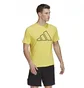 Футболка чоловіча Adidas Ti 3Bar Tee Yellow HK9530