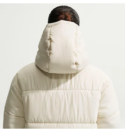 Куртка жіноча Nike Sportswear Classic Puffer Beige FZ5899-072