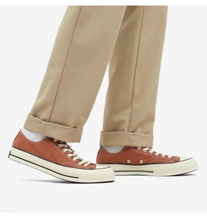 Кеды мужские Converse Chuck Taylor 1970S Ox No Waist Canvas Orange A00461C