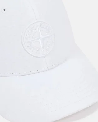 Кепка чоловіча Stone Island Compass-Embroidered White K1S159100996-S0065-V0001