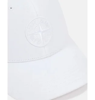 Кепка чоловіча Stone Island Compass-Embroidered White K1S159100996-S0065-V0001