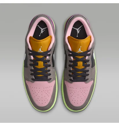 Кроссовки мужские Air Jordan 1 Low Grey/Multi HQ2010-005