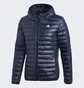 Пуховик чоловічий Adidas Varilite Hooded Down Jacket Blue DX0785