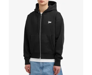 Толстовка чоловіча Patta Classic Zip-Up Hooded Sweater Black 331-0203-001