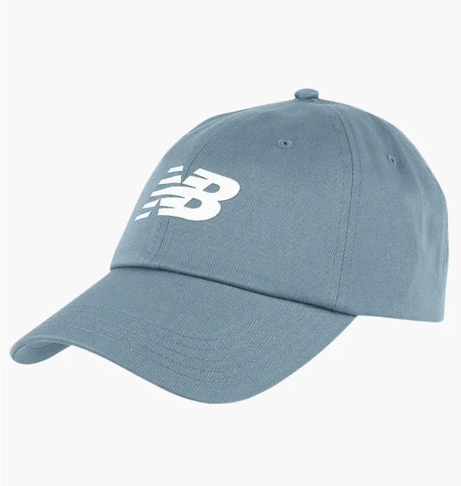 Кепка унисекс New Balance 6 Panel Curved Brim V22 Grey LAH13010-SLA