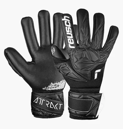 Рукавиці воротарські чоловічі Reusch Attrakt Gold Nc Black 54-70-155-7700