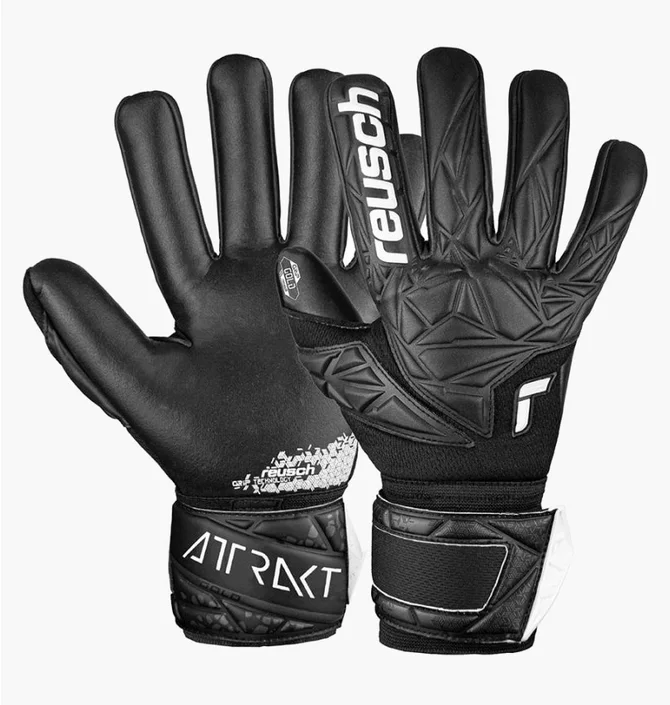 Рукавиці воротарські чоловічі Reusch Attrakt Gold Nc Black 54-70-155-7700