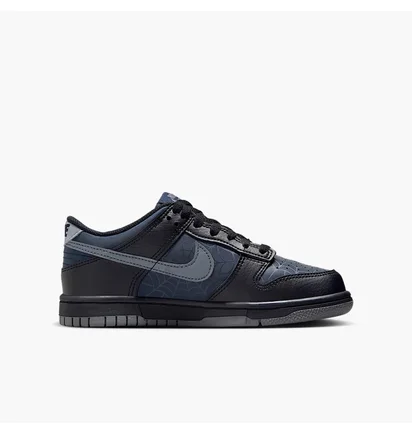 Кроссовки детские Nike Dunk Low Black/Blue HQ3815-001
